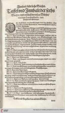 Innhalt diser sechs Bücher