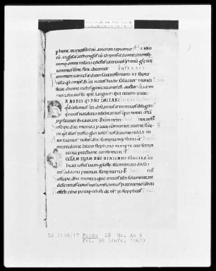 Sequentiar, Graduale und Sakramentar — ---, Folio 98Buchseite