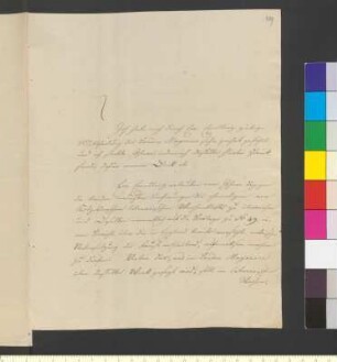 Brief von Brockhaus, Friedrich Arnold an Goethe, Johann Wolfgang von