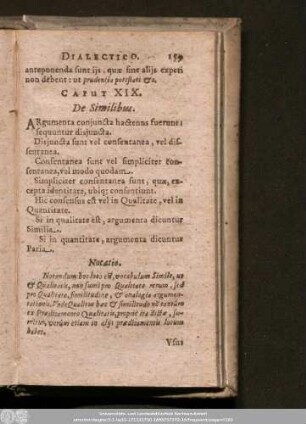 Caput XIX. De Similibus.