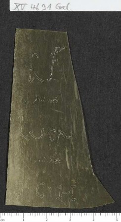 CIL XV 4691, Gelatinefolie