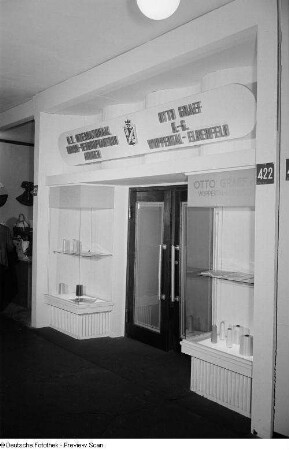 Textilfasern auf der Leipziger Herbstmesse 1954