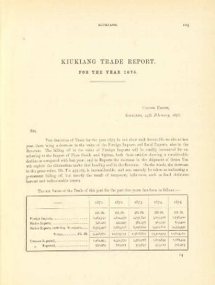 Kiukiang trade report