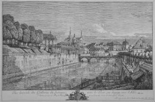 Der ehemalige Zwingergraben in Dresden