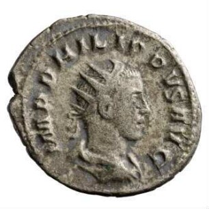 Münze, Antoninian, 247 - 249 n. Chr.