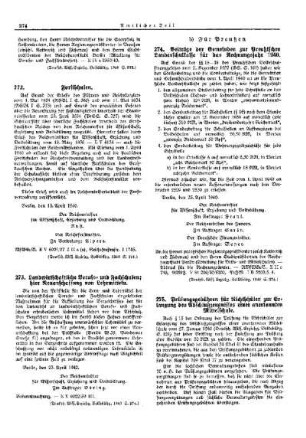 Prüfungsgebühren für Nichtschüler zur Erlangung des Abschlußzeugnisses einer anerkannten Mittelschule : [Erziehung] ; [Für Preußen] ; [Amtliche Erlasse] ; [Amtlicher Teil]