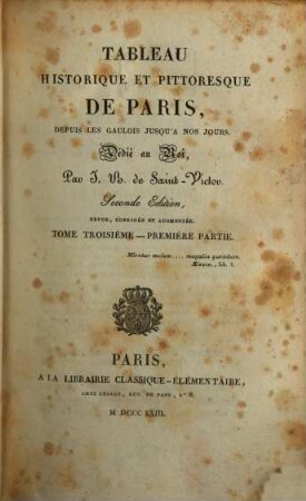 Tableau historique et pittoresque de Paris : depuis les Gaulois jusqu'à nos jours, 3,1. Quartier de la place Maubert