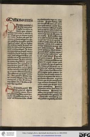Predictis adiciendum est etc. Postquam determinavit magister de dilectione caritatis qua diligimus deum, hic determinat de dilectione que deus diligit nos...