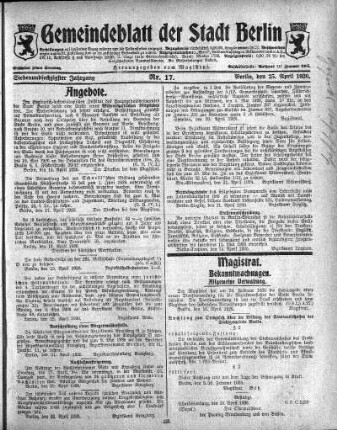 1926,17: Nr. 17, 25. April 1926