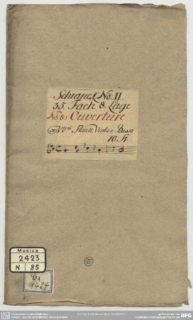 Suites - Mus.2423-N-85 : orch - g; FaWV K:g1a