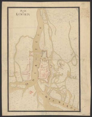 Plan de Cüstrin a. O.