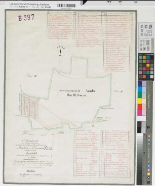 Anröchte (Anröchte), Ablösung in den Forstbezirken Birken und Dörnen, Reinkarte Flur 3