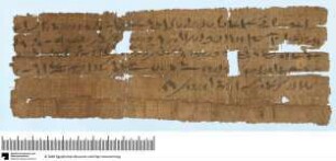 Demotischer Papyrus, Querformatbrief