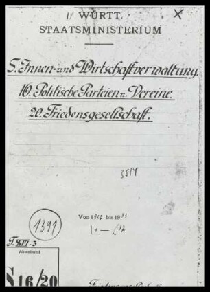 Deutsche Friedensgesellschaft, Deutsche Liga für Menschenrechte, Internationale Frauenliga für Frieden und Freiheit