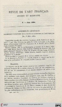 Nr. 6 (Juin 1884)