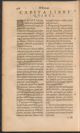 Capita Libri Quinti.