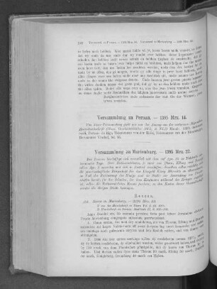 Versammlung zu Pernau. - 1395 Mrz. 14.