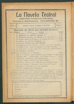 1918000600: Consejo aprovechado : disparate cómico en un acto