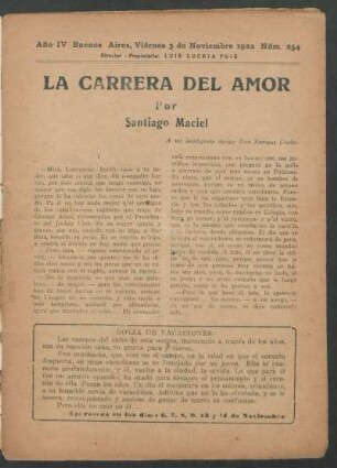 1922025400: La carrera del amor