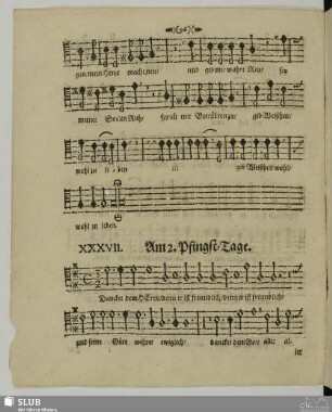 XXXVII. Danket dem Herrn denn er ist freundlich
