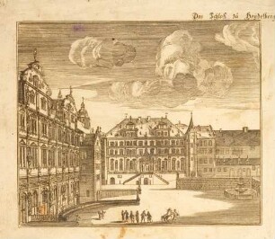 Schlosshof des Heidelberer Schlosses