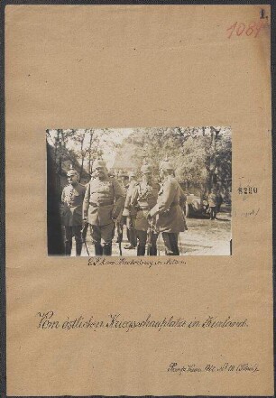 G.F.M. von Hindenburg in Mitau