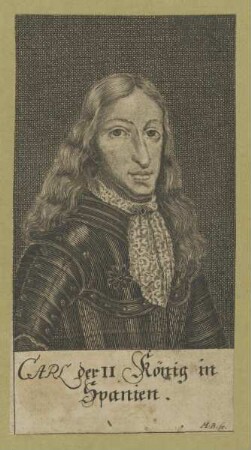 Bildnis des Carl II., König von Spanien
