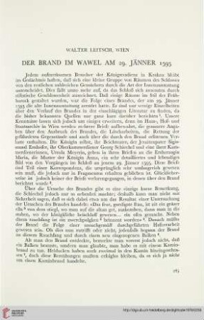 4: Der Brand im Wawel am 29. Jänner 1595
