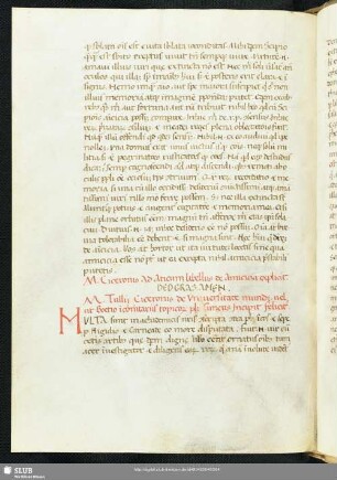 Ciceronis de universitate mundi sive Timaeus.