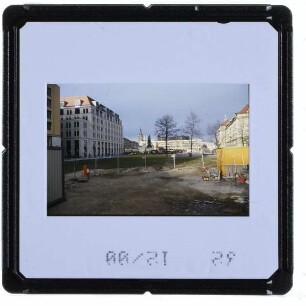 Dresden, Katholische Hofkirche,Dresden, Altmarkt,Dresden, Kulturpalast,Dresden, Hausmannsturm