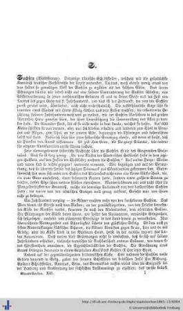 Sachsen (Volksstamm)- Schenkung.