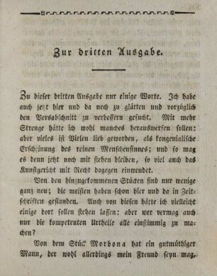 Zur dritten Ausgabe