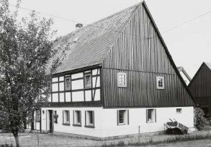 Ohorn, Wohnhaus : Ohorn. Wohnhaus (Mitte 19. Jahrhundert), Silberweidenstraße 8. Straßenansicht