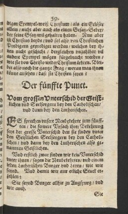 Der fünffte Punct.