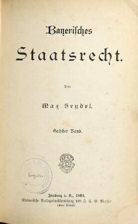 Bayerisches Staatsrecht, 6