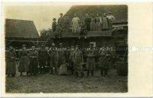 Gruppenbild von Landarbeitern