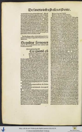 Pro communi de uno vel pluribus sanctis inter Pasca et Pentecosten orccurrentibus