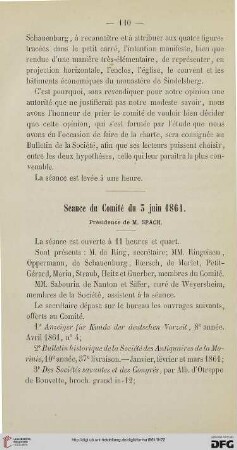 Séance du Comité du 3 juin 1861