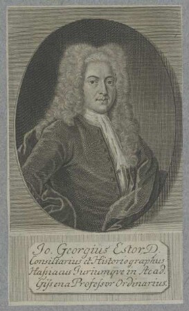 Bildnis des Jo. Georgius Estor