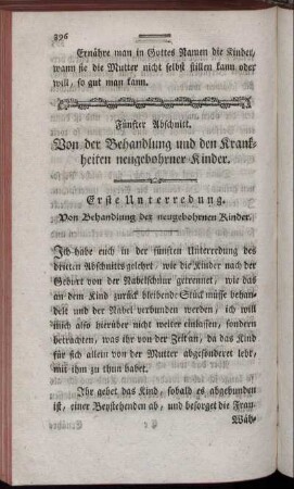 Erste Unterredung.