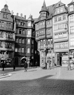 Frankfurt am Main, Römerberg : Die Ostseite am Römerberg