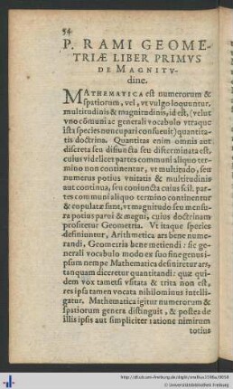 Rudolphii Snellii in P. Rami Geometriam Prælectiones