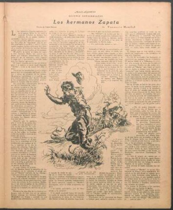 Los hermanos Zapata : Bocetos entreprianos