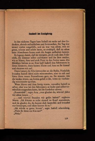 Isabell im Essigkrug