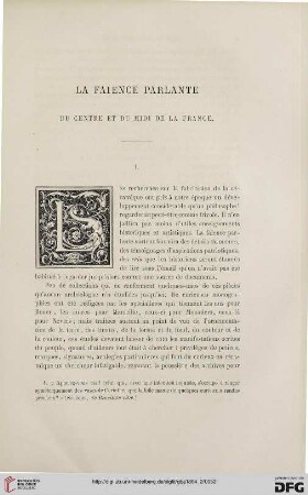 17: La faïence parlante : du centre et du midi de la France