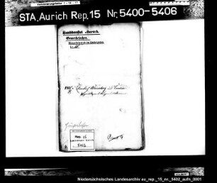 Hausierkonzessionen für Einwohner aus Emden: Elimalech Weinberg, Kurzwaren