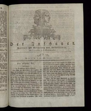 No. 73 - 18. Juni 1822