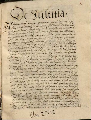 Jacobi Gretseri tractatus de iustitia et de religione - BSB Clm 27512