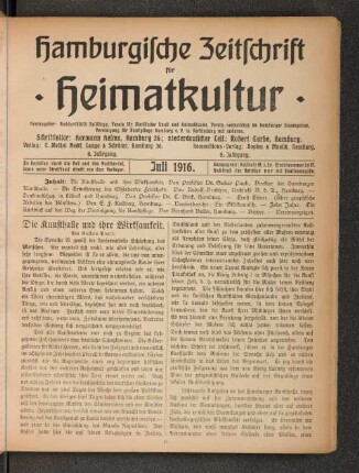 Die Kunsthalle und ihre Wirksamkeit.