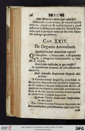 Cap. XXIV. De Organis Animalium